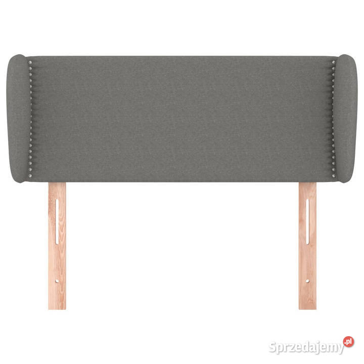 Zagłówek uszak ciemnoszary 103x23x7888 tkanina Warszawa