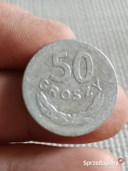 Sprzedam monete 50 gr 1949 r cccccc Chełm
