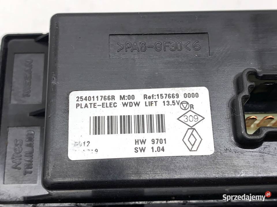 PRZEŁĄCZNIK SZYB RENAULT KADJAR 254011766R SUV podkarpackie