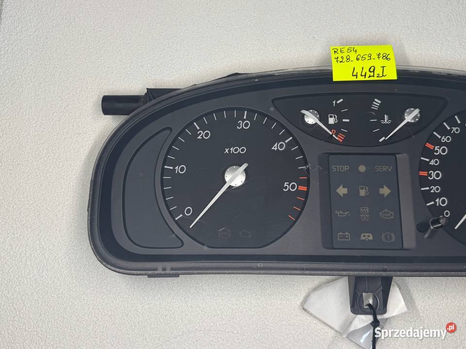 LICZNIK ZEGARY PRĘDKOŚCIOMIERZ RENAULT LAGUNA II Rok produkcji 2004 Liczniki i zegary Warszawa sprzedam