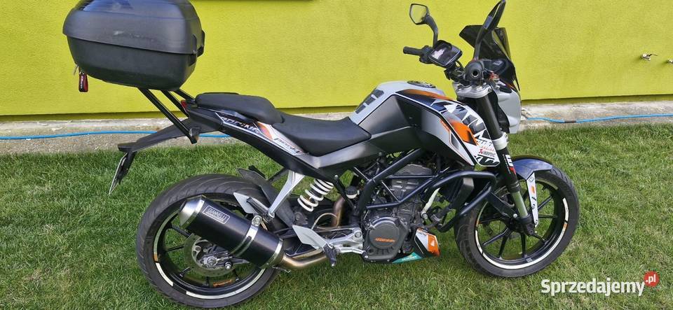 KTM Duke prawko B bagażnik KTM Rynarzewo