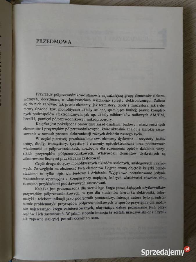 Elementy i przyrządy półprzewodnikowe sprzedam