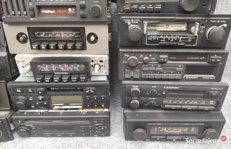 Stare radia samochodowe oldtimer klasyk aktualne Leszno