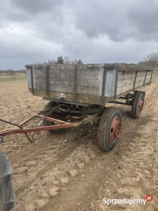 Przyczepa wywrotka nieuszkodzony Przyczepy rolnicze Ostrowice