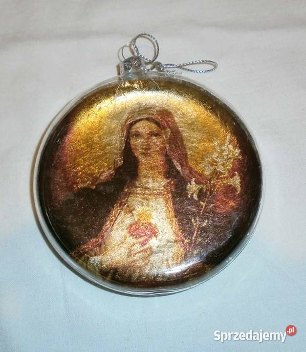 Medalion Bombka Choinkowa z obrazkiem Do sprzedam