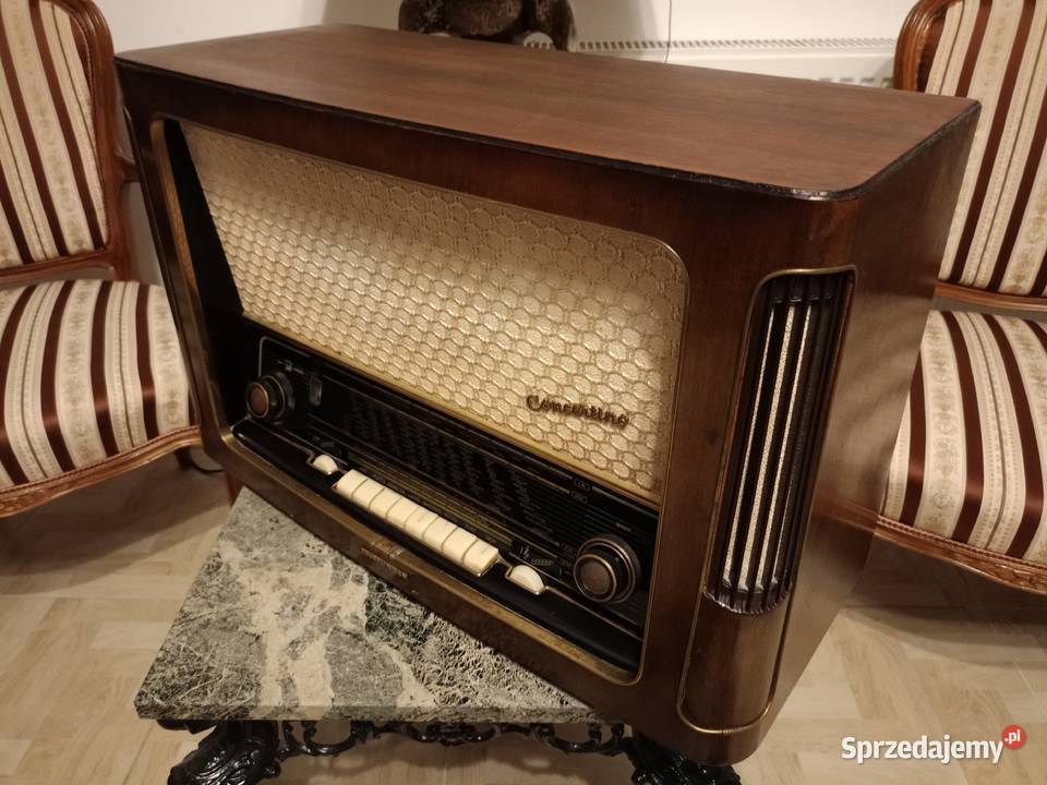 Zabytkowe Radio Lampowe TELEFUNKEN Concertino 6 Amplitunery Drawski Młyn