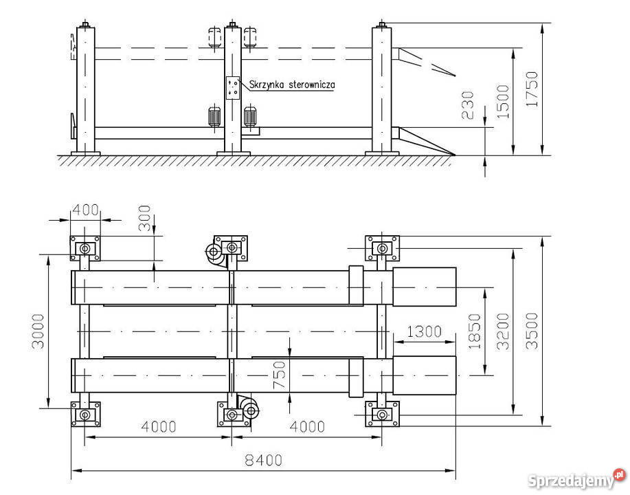 Podnośnik 6kolumnowy SDO125 Starachowice