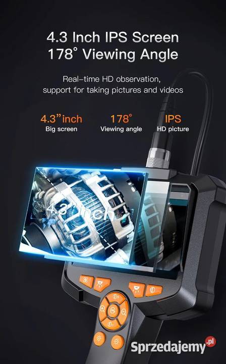 Kamera Inspekcyjna Endoskopowa 5 metrów 1080P HD Wrocław