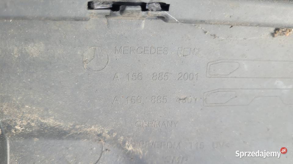MERCEDES GLA X156 W156 AMG 2016 SPOILER DOKŁADKA Pozostałe Karoseria śląskie Ruda Śląska