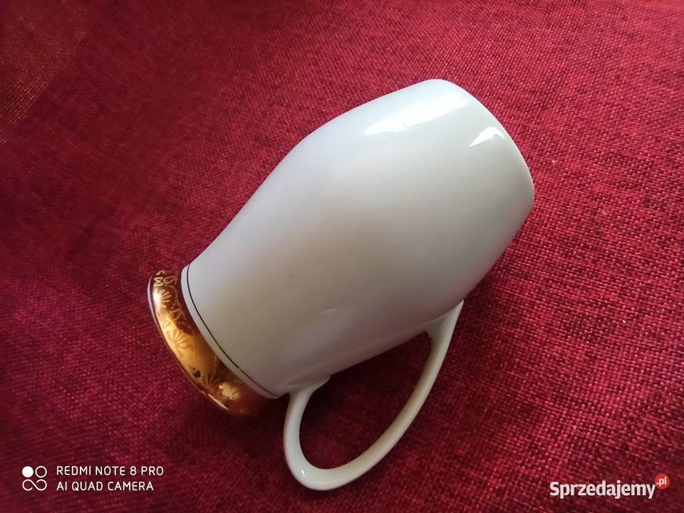 Mlecznik MZ Czechoslovakia Z białej porcelany Gdańsk