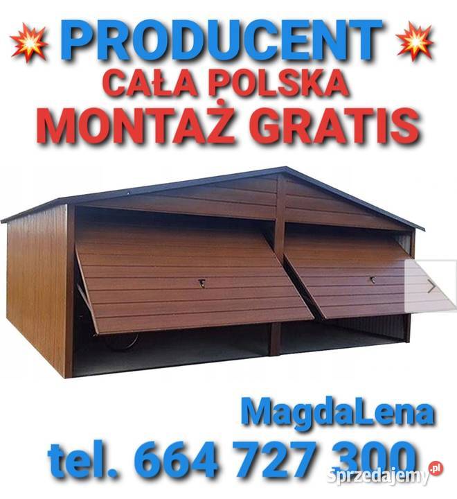 Promocja Garaż blaszany Garaże MOCNE Kraj SZYBKO Rzeszów