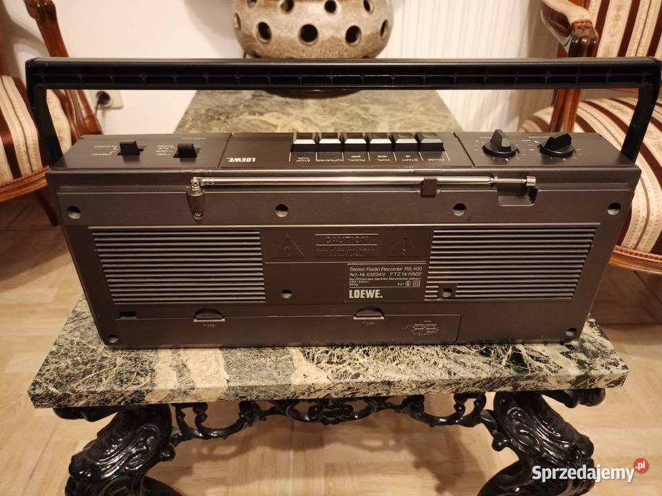 Zabytkowy Radiomagnetofon LOEWE RS 400 NRD