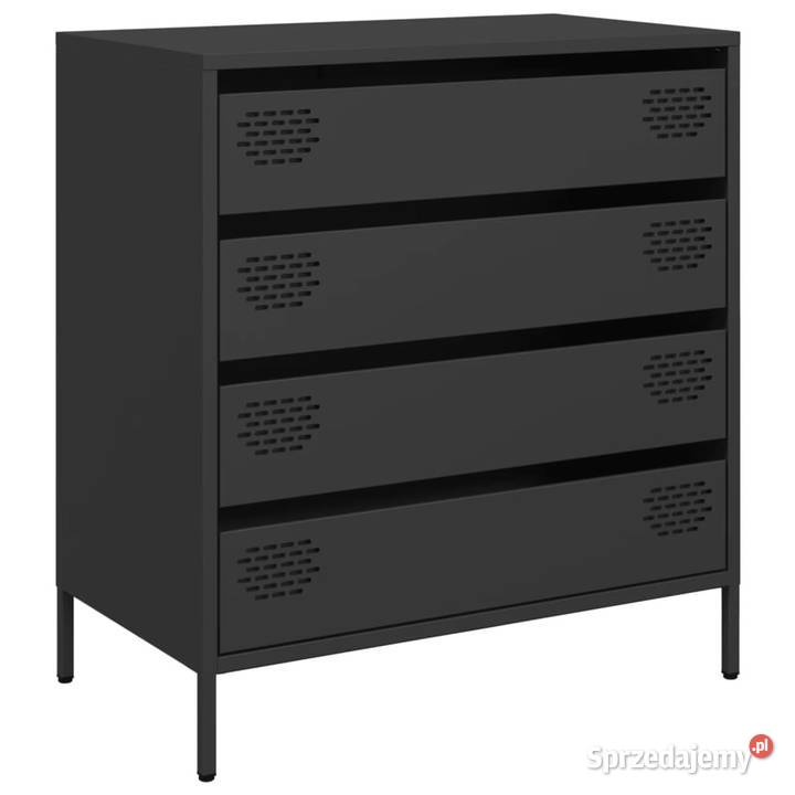 Szafka czarna 68x39x735 stal walcowana na zimno