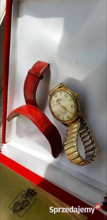 Atlantic super de luxe 21lewels zegarek złoty na rękę Podkowa Leśna