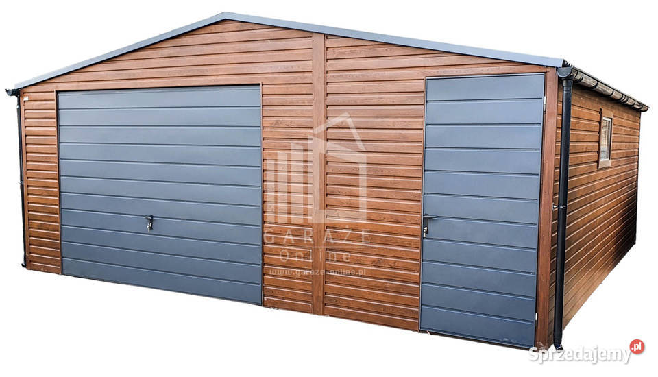 GARAŻ BLASZANY 6m x 58m Brama drzwi okno sprzedam