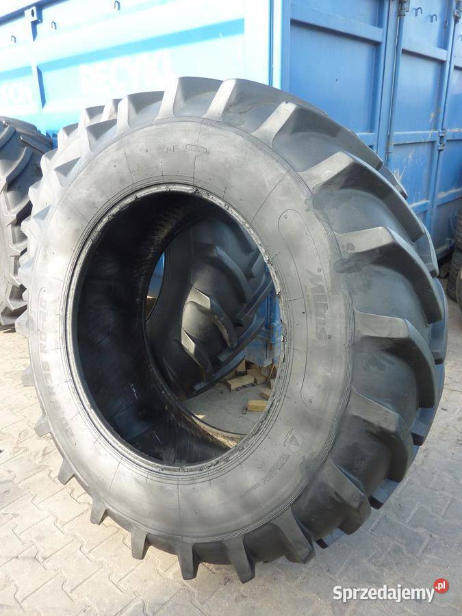 2x Opona używana rolnicza 208R38 MITAS R020 1700 podlaskie Zaścianki sprzedam