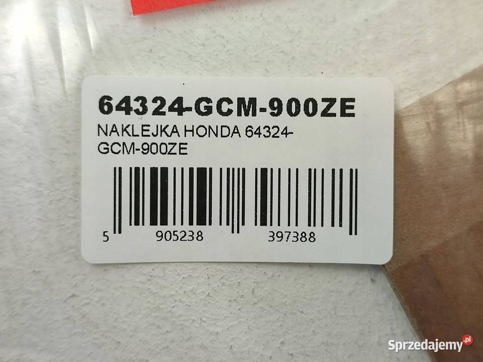 NAKLEJKA NA PODNÓŻEK HONDA X8R 50 SUPER SPORT sprzedam