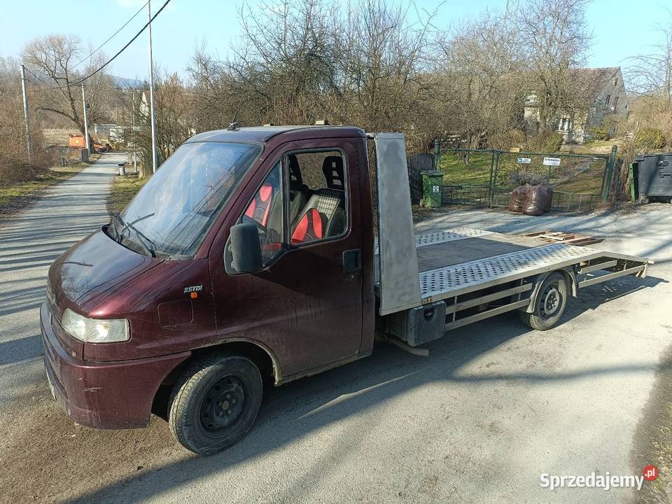 Autolaweta fiat Ducato 25 TDI mocny z wyciągarka Kłodzko sprzedam