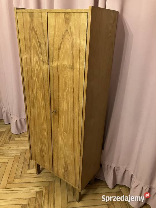 Mała szafa wolnostojąca z drążkiem na ubrania 32cm małopolskie Kraków