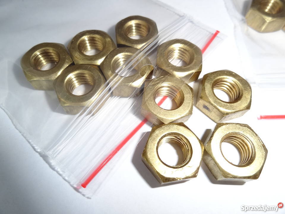 Nakrętka mosiężna M10 1kpl10 Szczecin