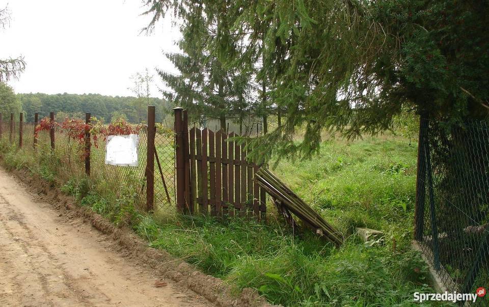Działka Narwią rekreacyjno budowlana wędkarzy mazowieckie Pogorzelec