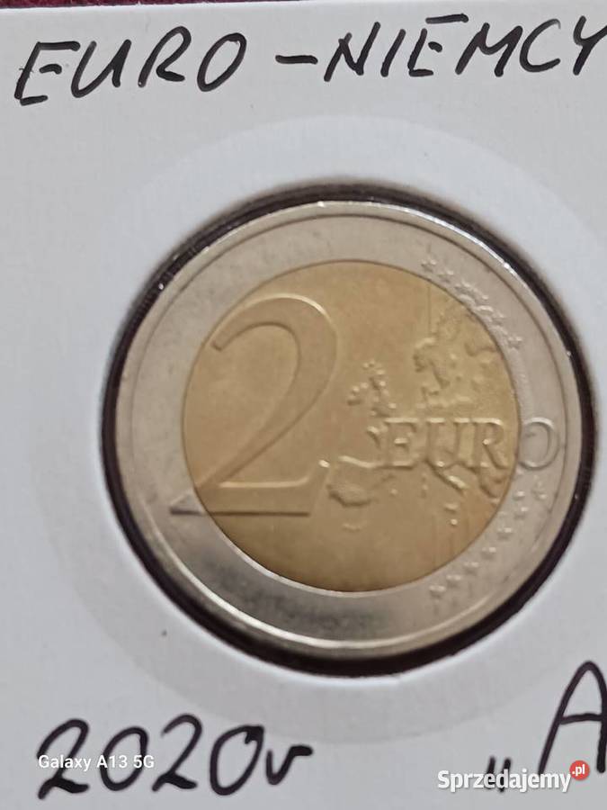 2 Euro Niemcy 2020 r mennica A wielkopolskie Konin sprzedam