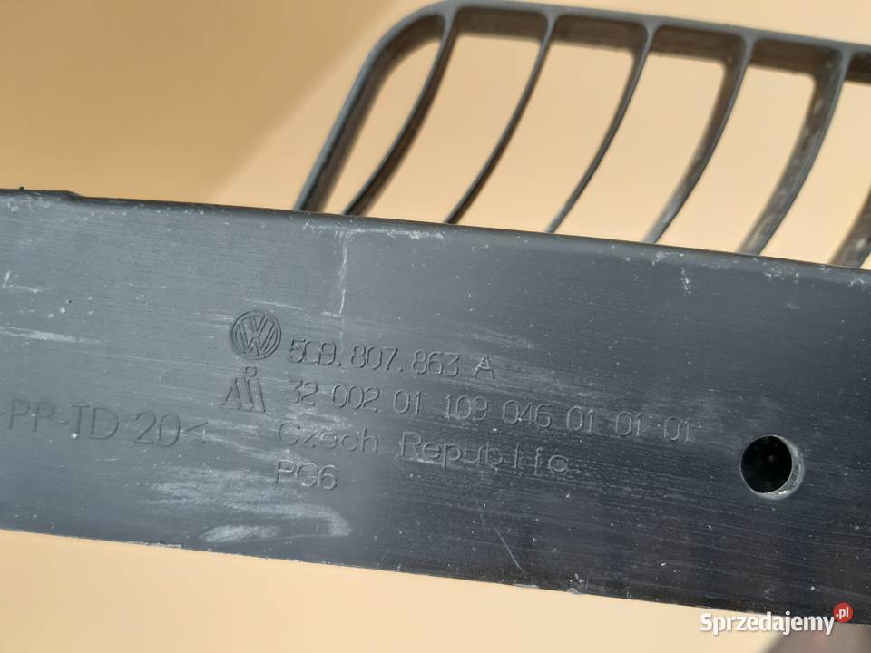VW GOLF VII 7 ŚLIZG ZDERZAKA TYŁ 5G9807863 lubuskie Trzciel