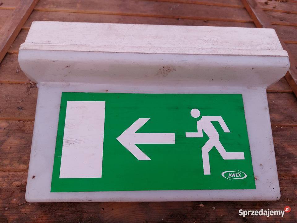 Oprawa ewakuacyjna piktogram lampa awaryjna Lampy wiszące Grudziądz sprzedam
