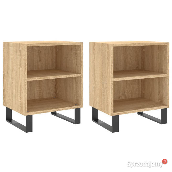 Szafki nocne 2 dąb sonoma 40x30x50 WM826803 Nocne
