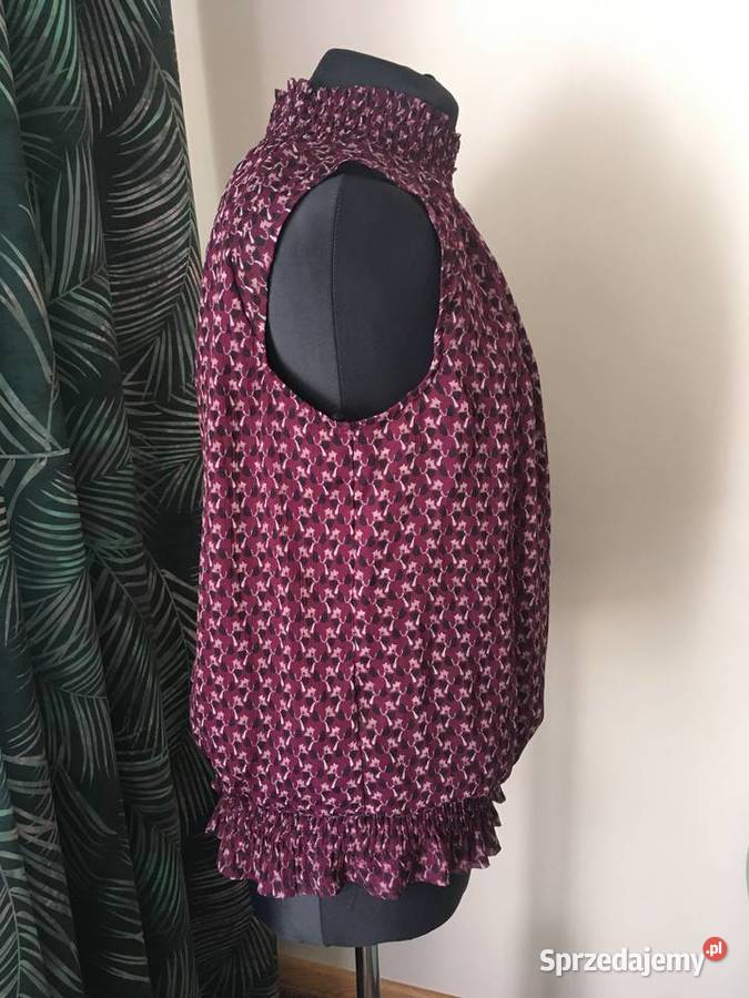 Nowa bluzka top Vero Moda jedwab M Inny wzór Nisko sprzedam