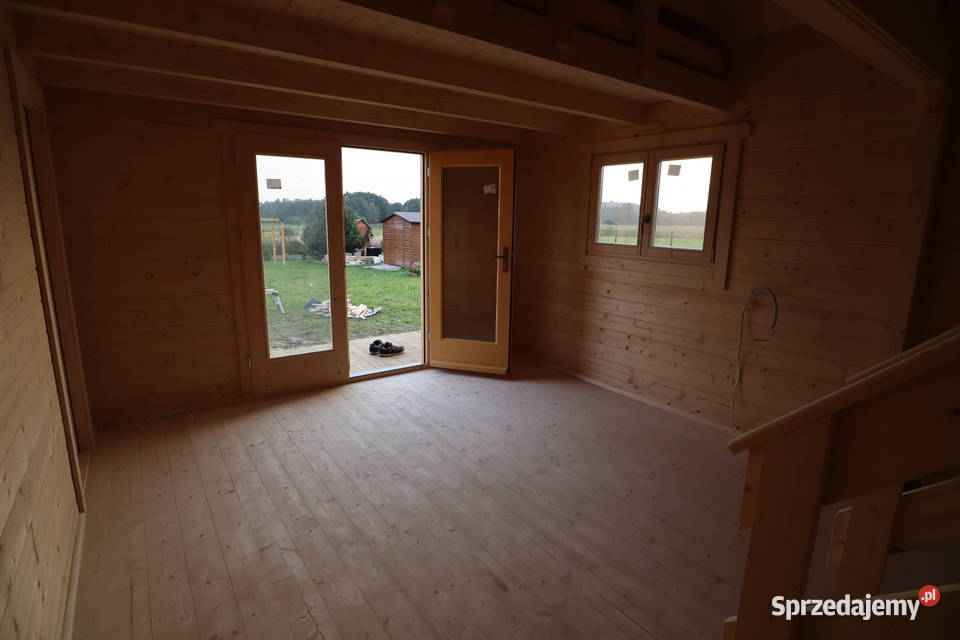 Dom Domek drewniany z bala CYPR 48m2taras 13m2 Warszawa