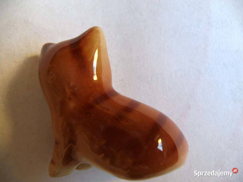 Kot rudy uroczy kotek Figurka porcelana 35 x 35 beżowy mazowieckie Siedlce