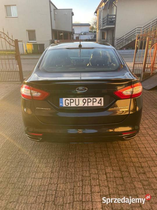 Ford Fusion 20 benzyna 240 EcoBoost 2015r czarny Władysławowo sprzedam