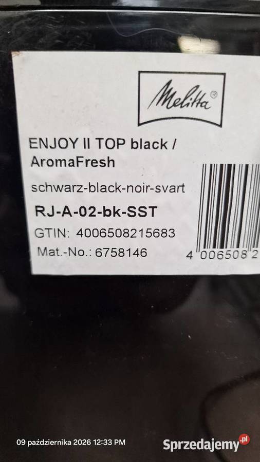 Ekspress do kawy Aroma Fresh Melitta na części Krosno Odrzańskie