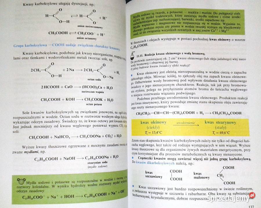 Chemia szkół średnich 2 A Zarembina E Matusewicz Pozostałe lubelskie sprzedam