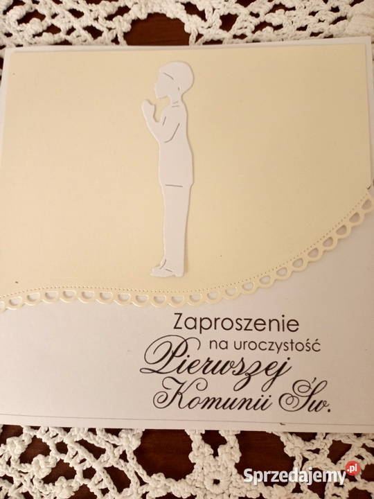 Zaproszenia komunijne Końskie