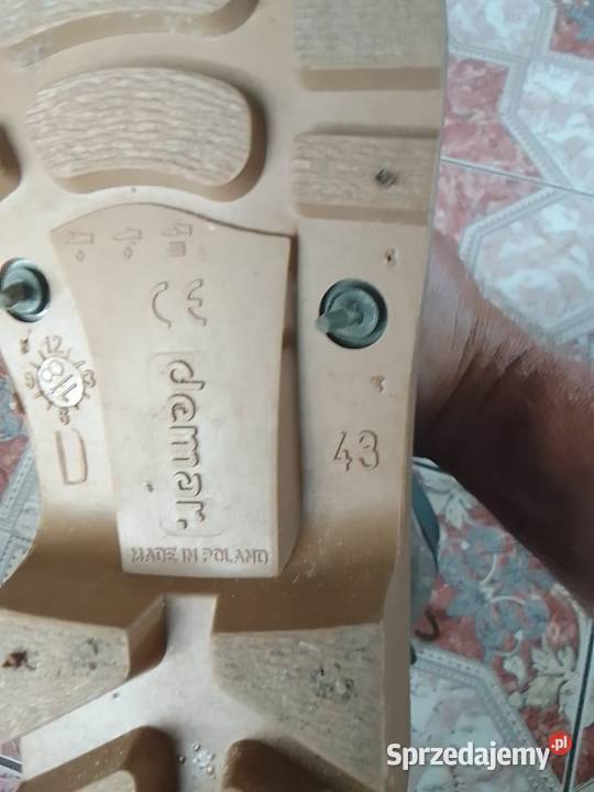 Buty gumowe z kołnierzem 43 śląskie Koziegłowy sprzedam
