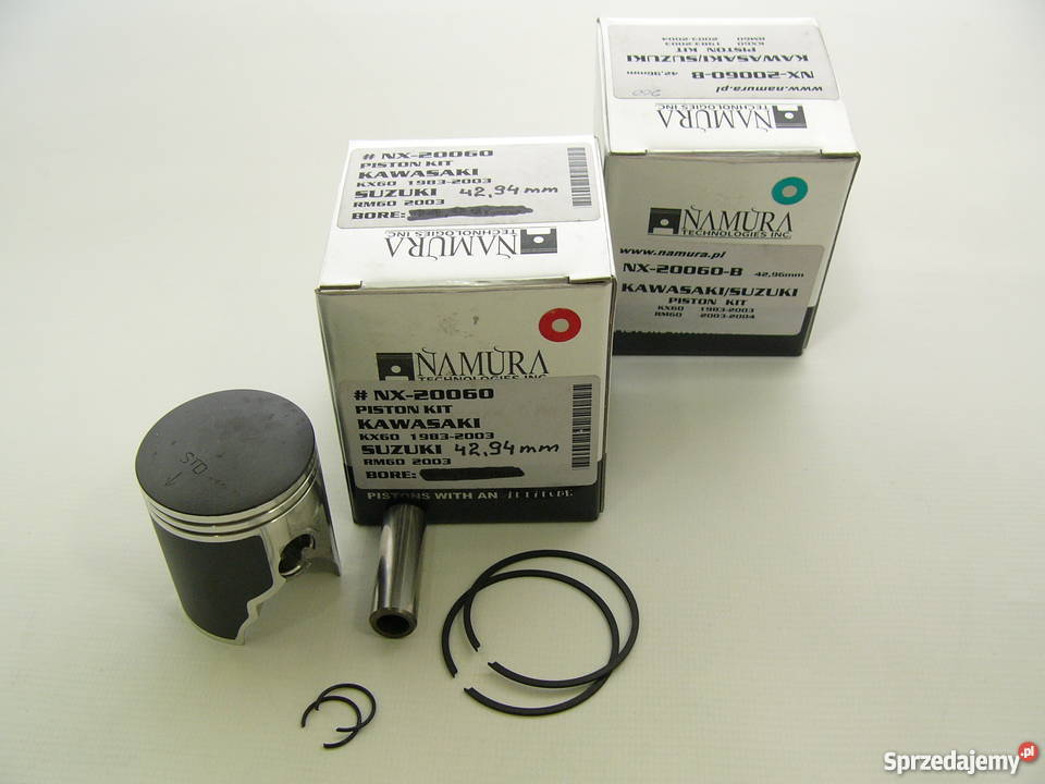 TŁOK komplet tłokowy NAMURA 4294 mm KX 60 8303