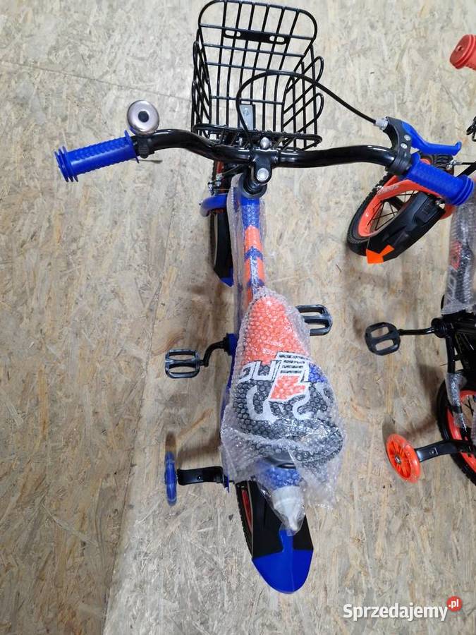 Rowerek 12 pomarańczowy niebieski sport Głogowa