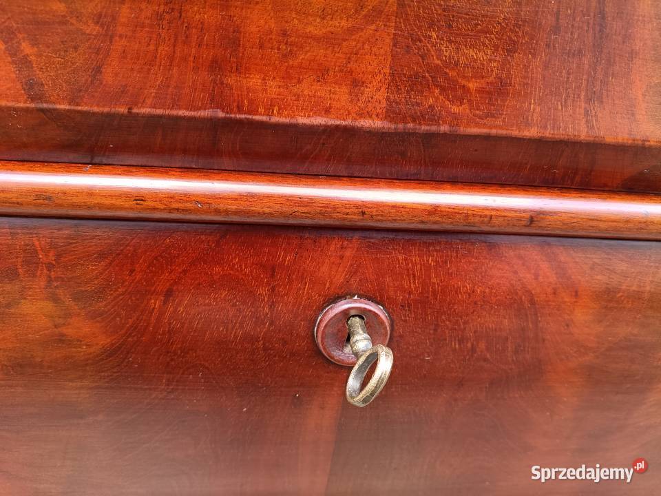 Zabytkowa Komoda Mahoniowa w stylu Biedermeier