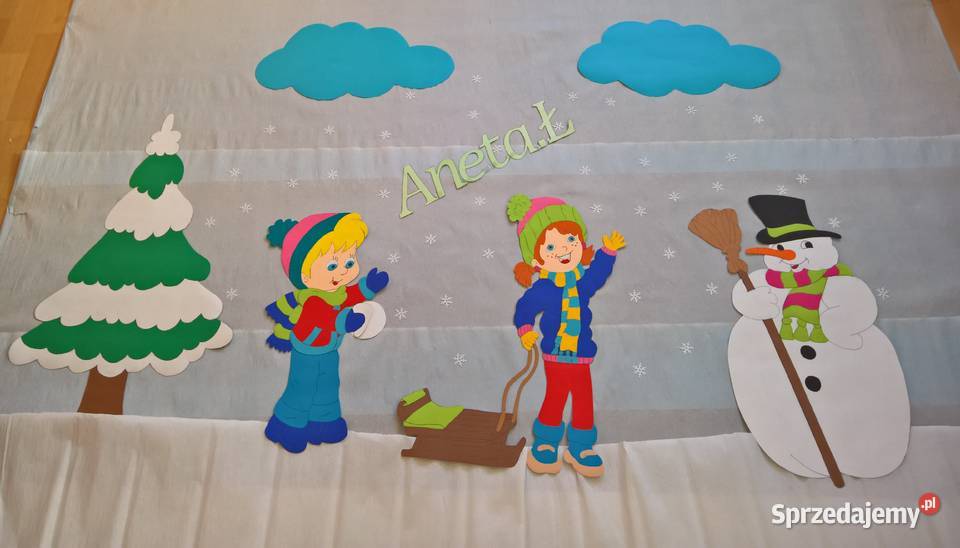 Dekoracje o tematyce zimowo świątecznej z Garwolin