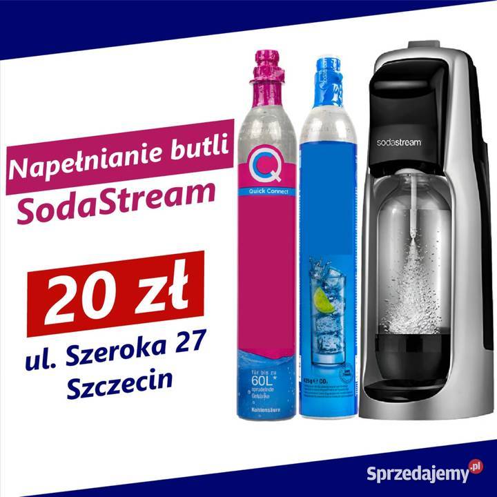 SodaStream napełnianie butli 20 Służby mundurowe Pozostałe usługi Szczecin