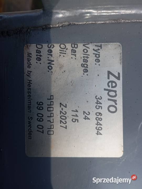 Agregat hydrauliczny podnoszenia 24V380 wywrotu Wyszków sprzedam