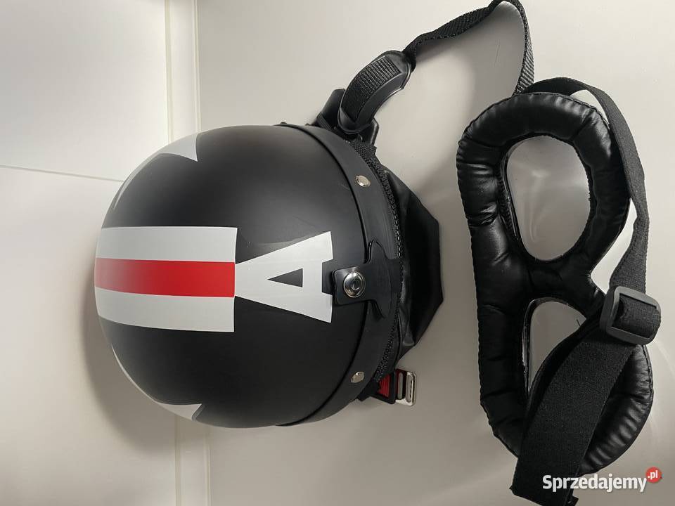 Kask gogle retro orzech choper bober harley dolnośląskie