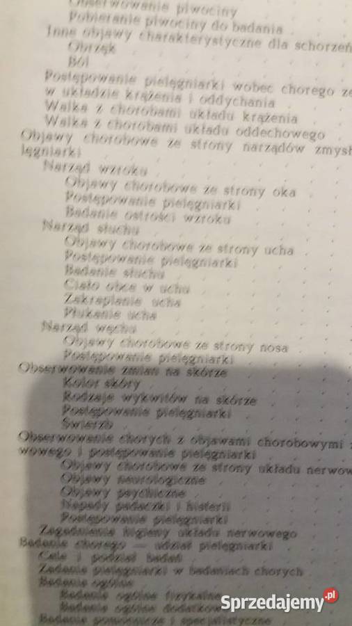 pielęgniarstwo ogólne książka Warszawa