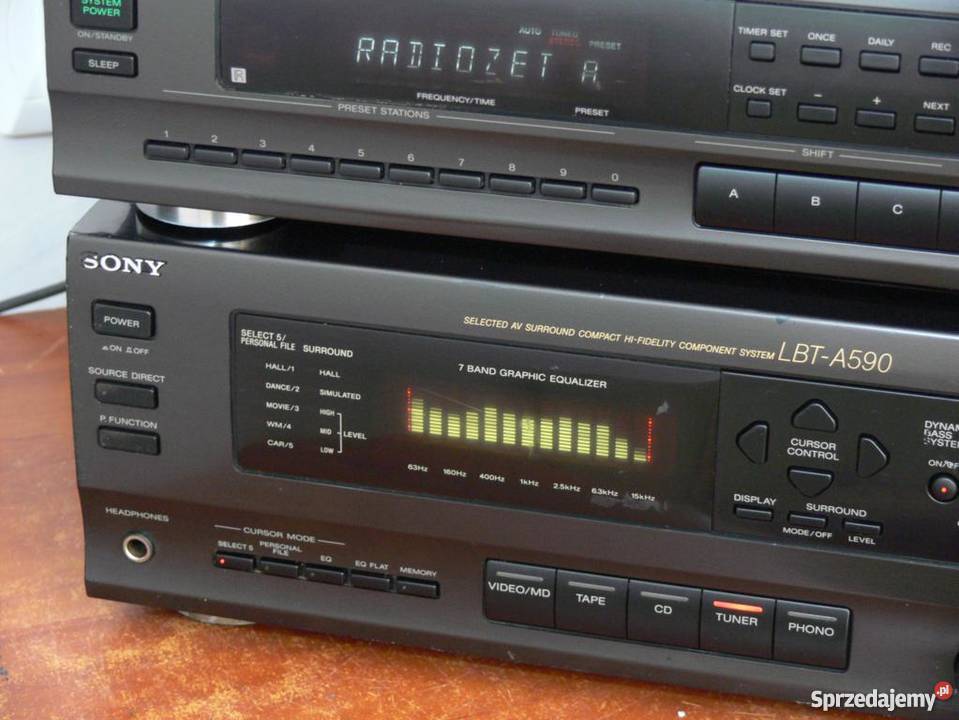 Wzmacniacz korektor CD i tuner Sony LBTA590 Jasło