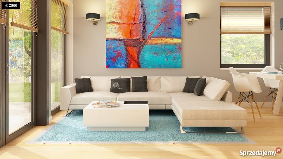 Kunsztowny Nowoczesny Dom Drewniany 121 m2