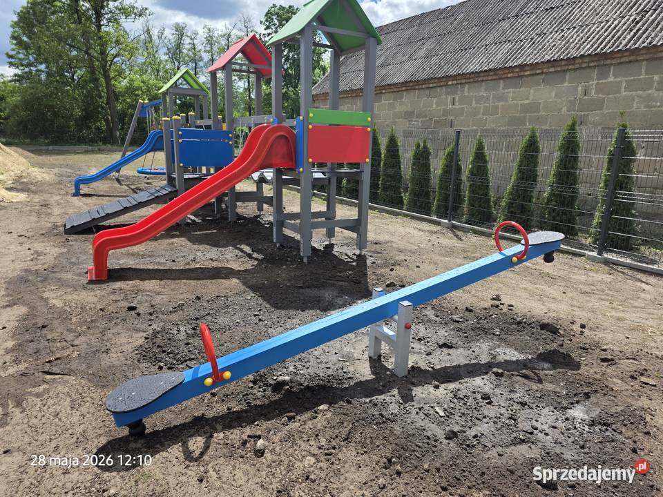 Plac zabaw zestaw zabawowy na publiczny i pomarańczowy Marki