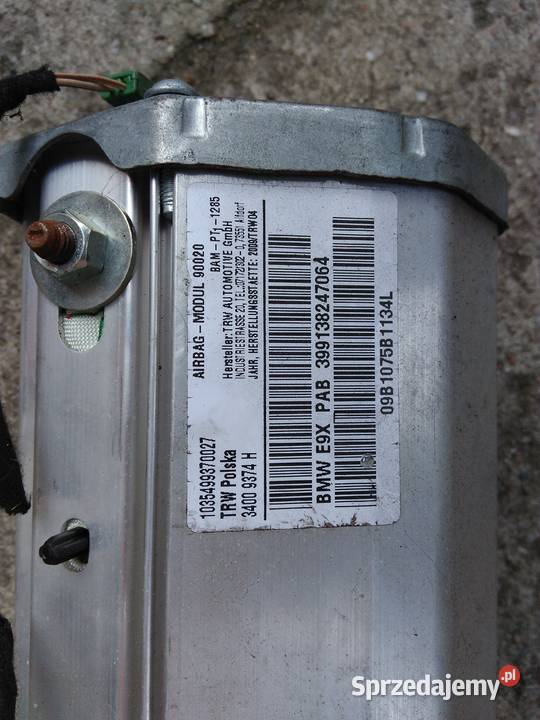 BMW 1 3 E 87 poduszka powietrzna pasażer Wyposażenie wnętrza Kępno