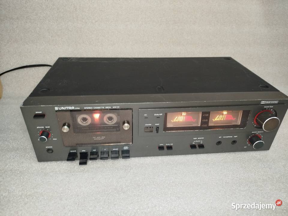 Magnetofon Kasetowy Stereo Deck M9109 Unitra ZRK Zgierz